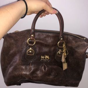 COACH Sabrina Leather Satchel